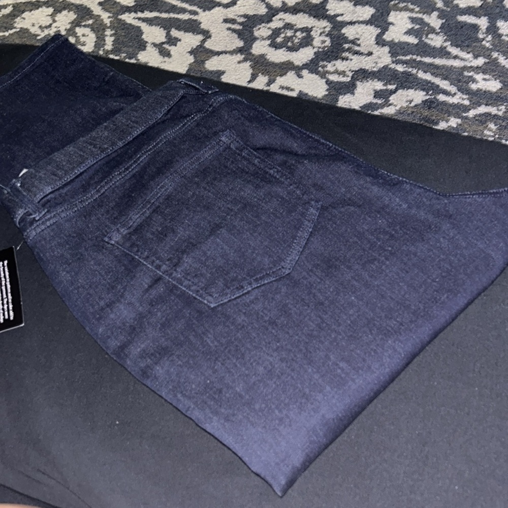 NWT Denim & Co. Regular Easy Stretch Denim Straight Leg Trouser Jean 22WP - Picture 3 of 7